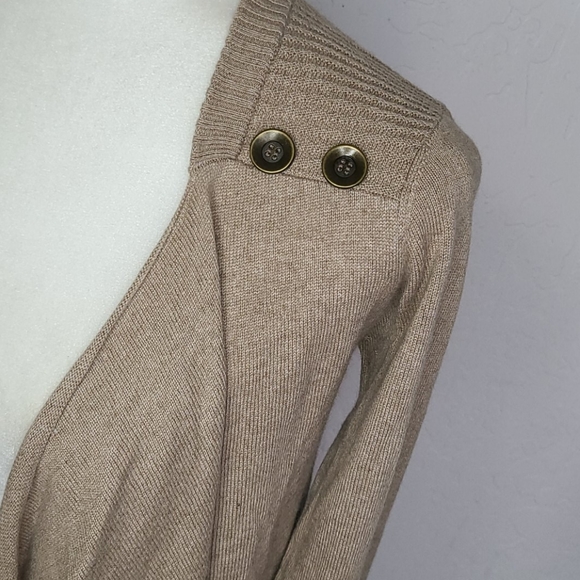 NWT LAmade tan cardigan XS silk & cashmere - Picture 2 of 9